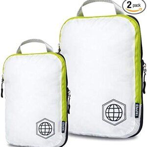 Compression Packing Cubes for Travel - Luggage and Backpack Organizer Packaging